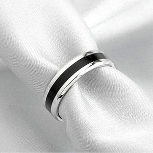 Coat Silver Titanium Steel Perfectly Polished Band